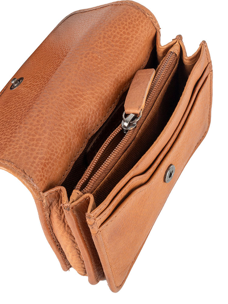 Cellini Diva Premea Compact Purse | Tan