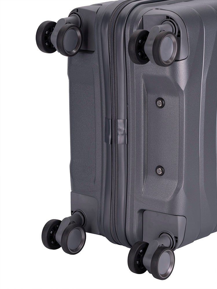 Cellini Grande 4 Wheel Carry - on Trolley Case | Dark Grey - KaryKase