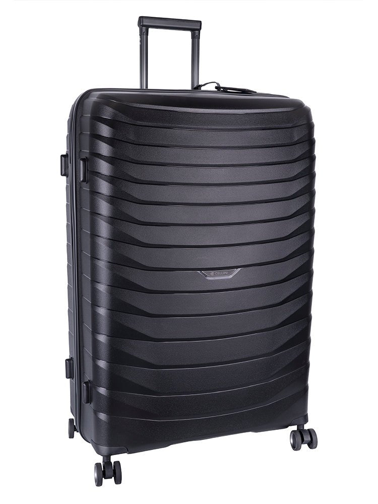 Cellini Grande Xtra Large 4 Wheel Trolley Case | Black - KaryKase