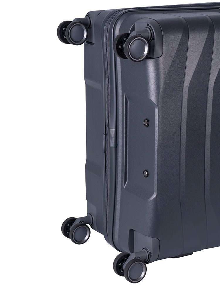 Cellini Grande Xtra Large 4 Wheel Trolley Case | Dark_Grey - KaryKase