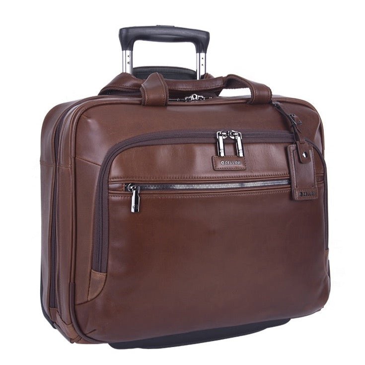 Cellini Infiniti Business Case On Wheels | Brown - KaryKase