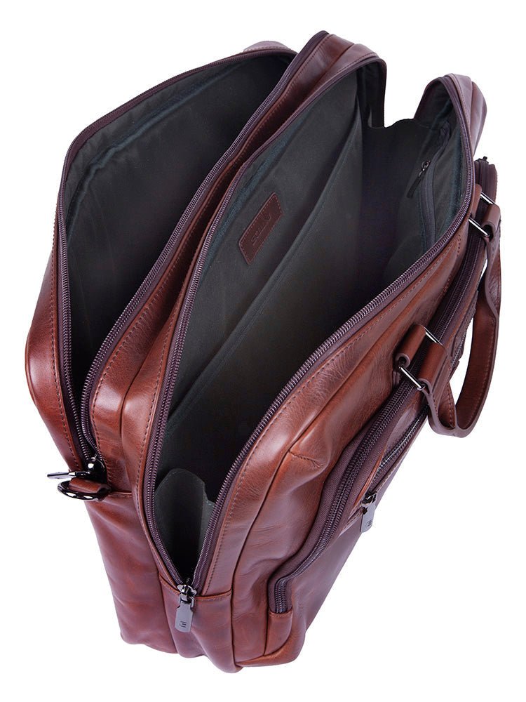 Cellini Infiniti Multi Pocket Business Organiser | Brown - KaryKase