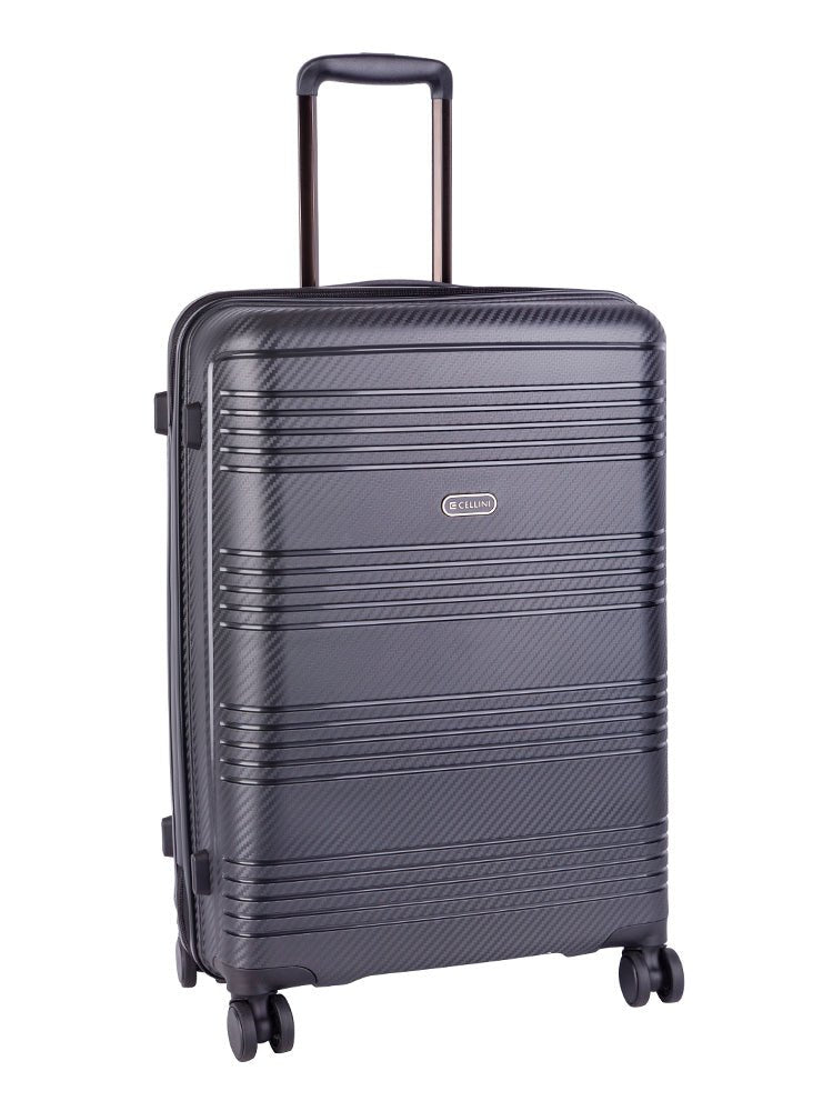 Cellini La Strella 65cm Medium Trolley | Black - KaryKase