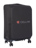 Cellini Medium Lockable Luggage Cover | Black - KaryKase