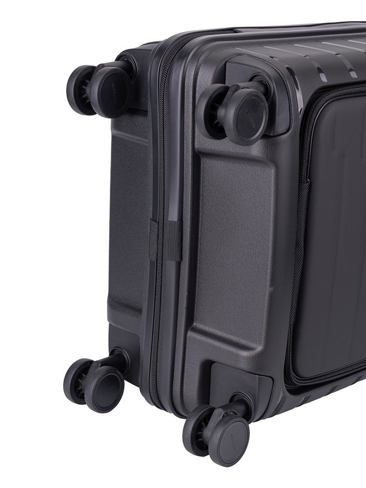 Cellini Microlite Trolley Carry On Business Trolley | Black - KaryKase