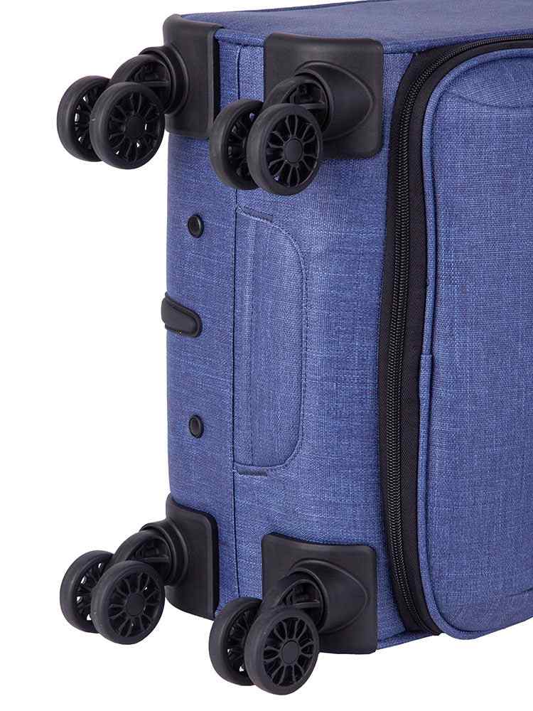 Cellini Origin 53cm Cabin Spinner With USB Port | Denim - KaryKase