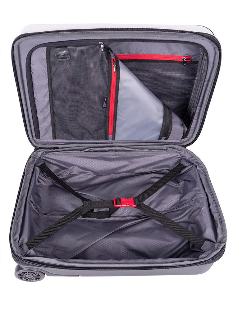 Cellini Pro X 2 Wheel Carry - On Pullman with Oversized Fastline Wheels | White - KaryKase