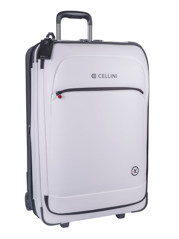 Cellini Pro X Large Trolley Pullman with Oversized Fastline Wheels | White - KaryKase