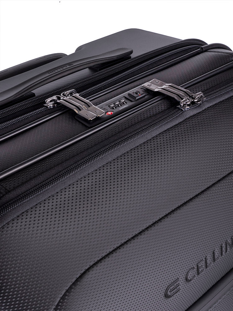 Cellini Pro X Medium Trolley Pullman with Oversized Fastline Wheels | Black - KaryKase