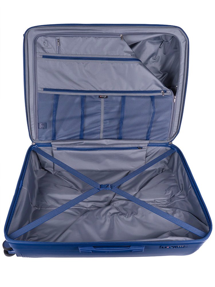 Cellini Qwest Large 4 Wheel Trolley Case | Navy - KaryKase