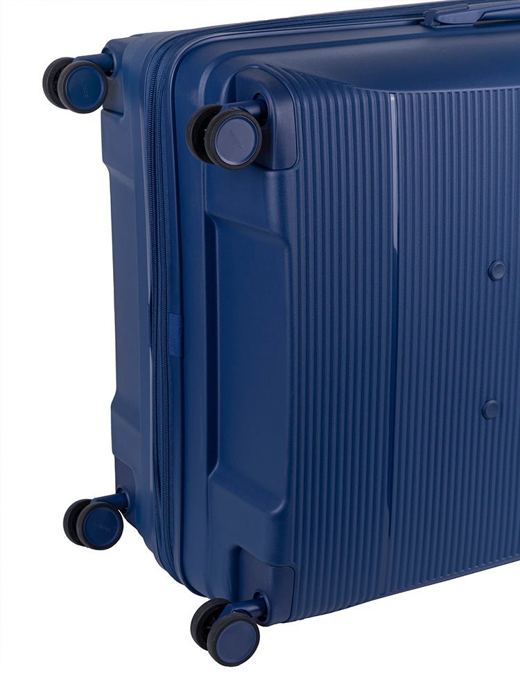 Cellini Qwest Large 4 Wheel Trolley Case | Navy - KaryKase