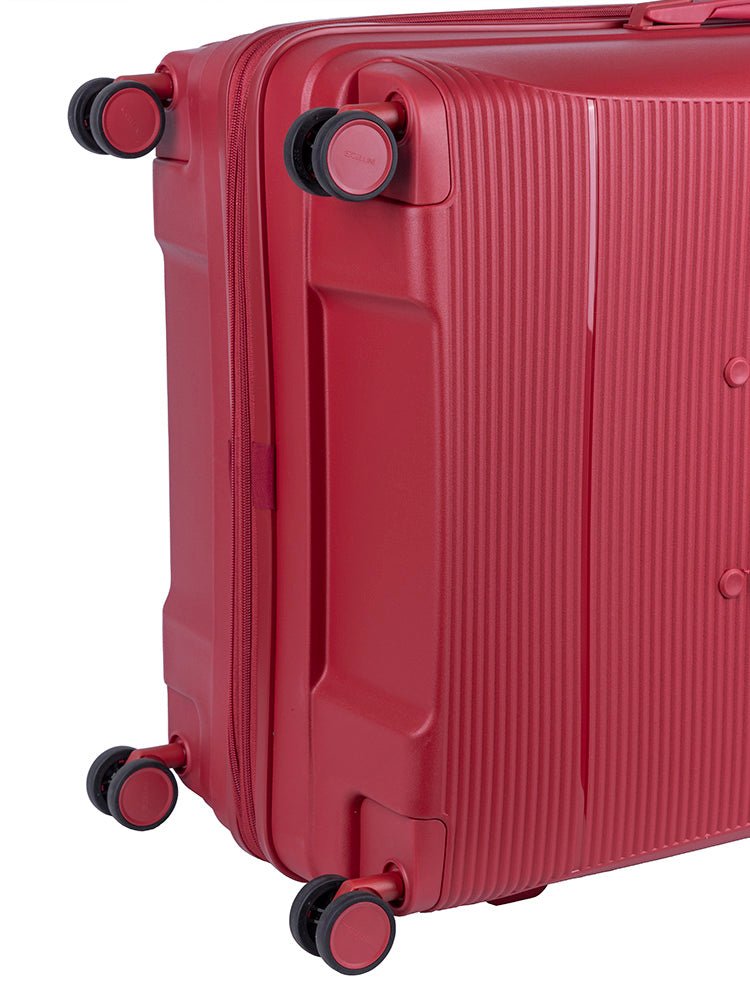 Cellini Qwest Large 4 Wheel Trolley Case | Red - KaryKase