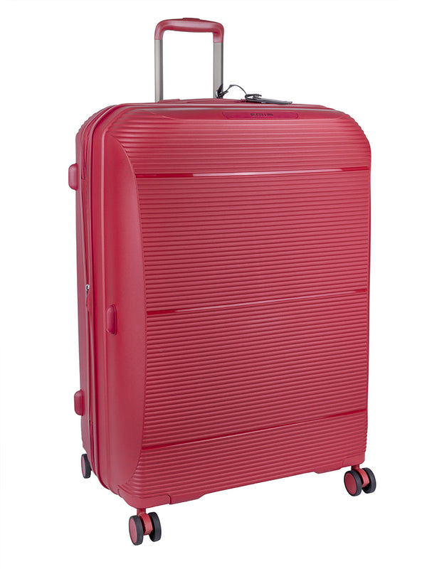 Cellini Qwest Large 4 Wheel Trolley Case | Red