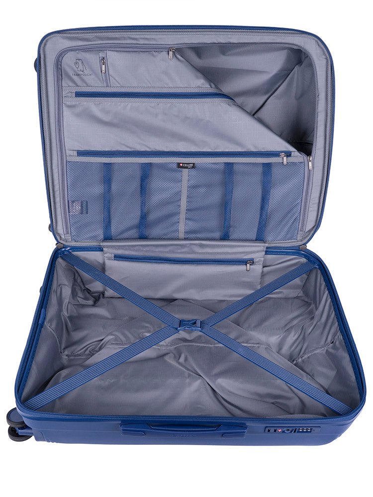 Cellini Qwest Medium 4 Wheel Trolley Case | Navy - KaryKase