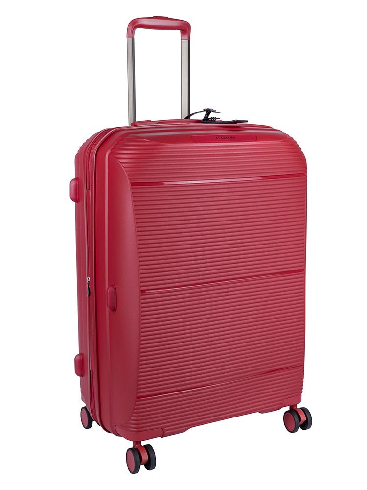 Cellini Qwest Medium 4 Wheel Trolley Case | Red - KaryKase