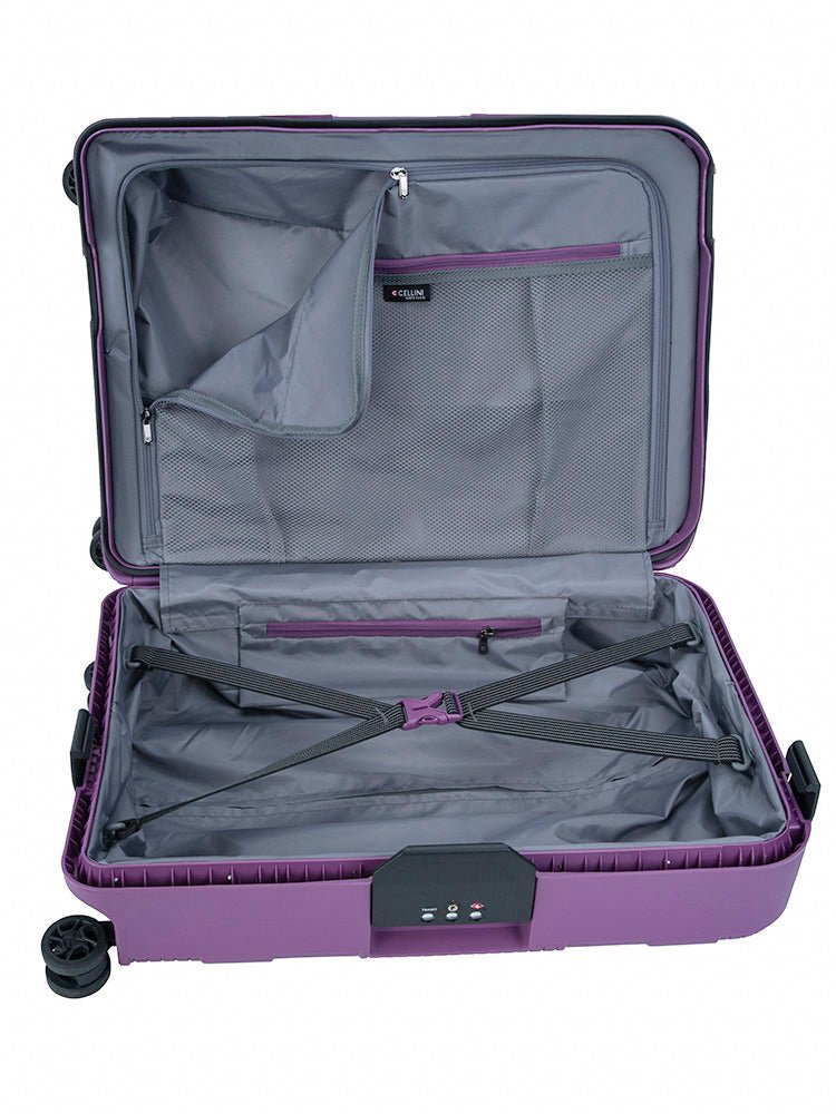 Cellini Safetech 55cm Carry - on Spinner | Black - KaryKase