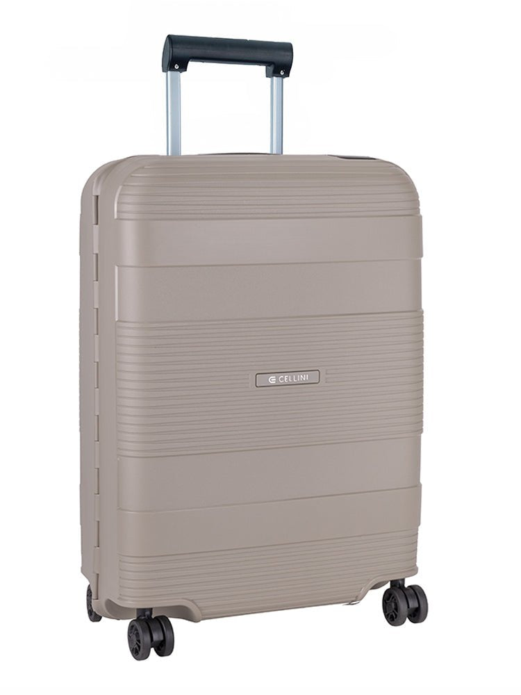 Cellini Safetech 55cm Carry-on Spinner | Rock Brown - KaryKase
