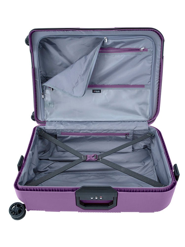 Cellini Safetech 65cm Medium Spinner | Plum - KaryKase