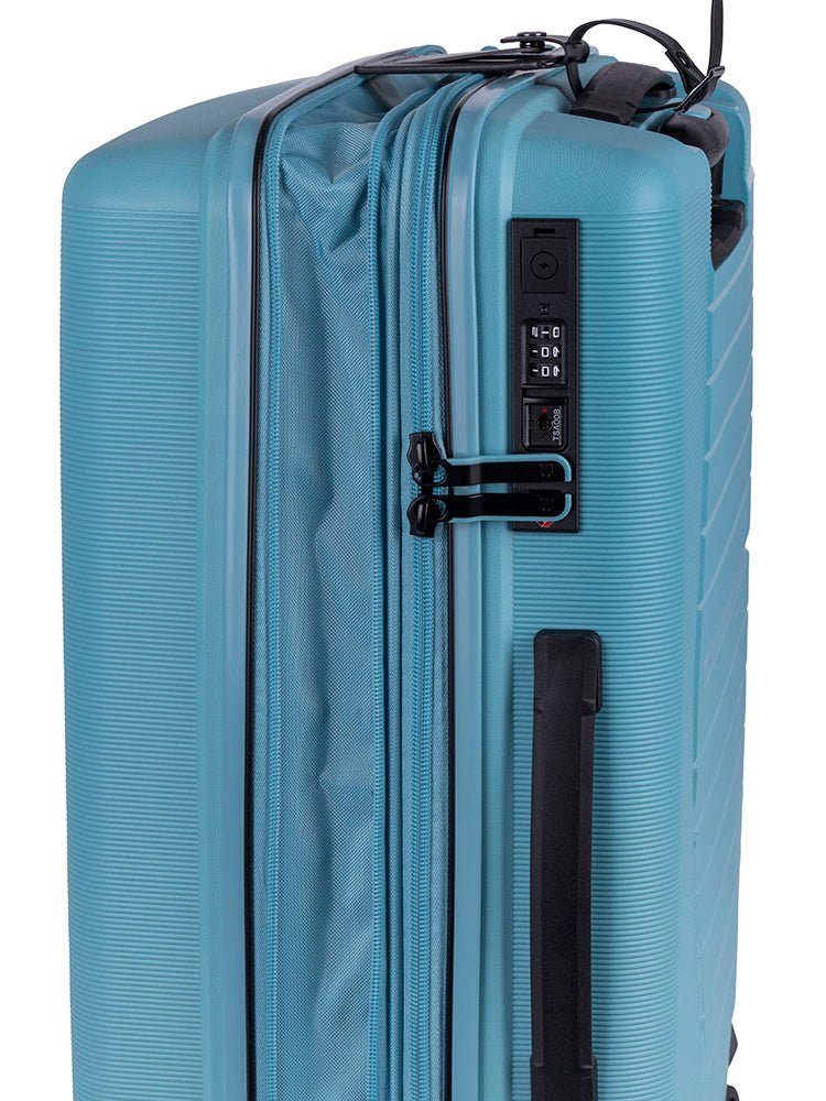 Cellini Starlite Carry - On 4 Wheel Trolley Case | Blue - KaryKase