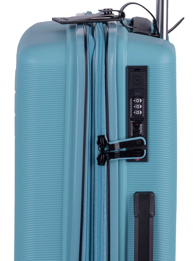 Cellini Starlite Carry - On 4 Wheel Trolley Case | Blue - KaryKase