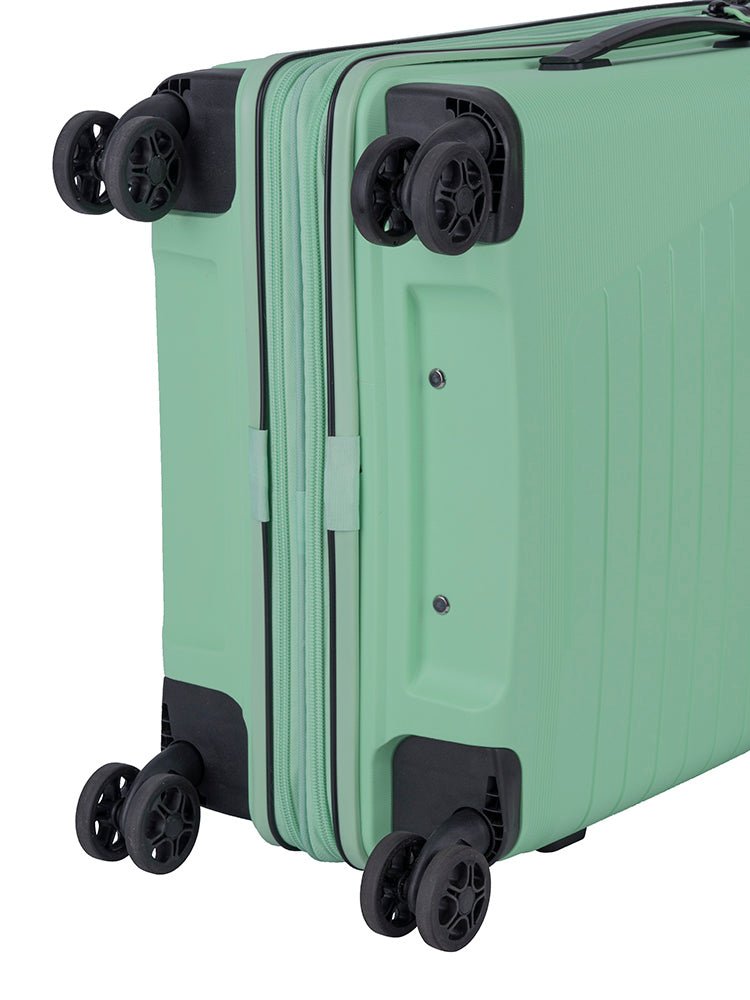 Cellini Starlite Carry - On 4 Wheel Trolley Case | Light Green - KaryKase