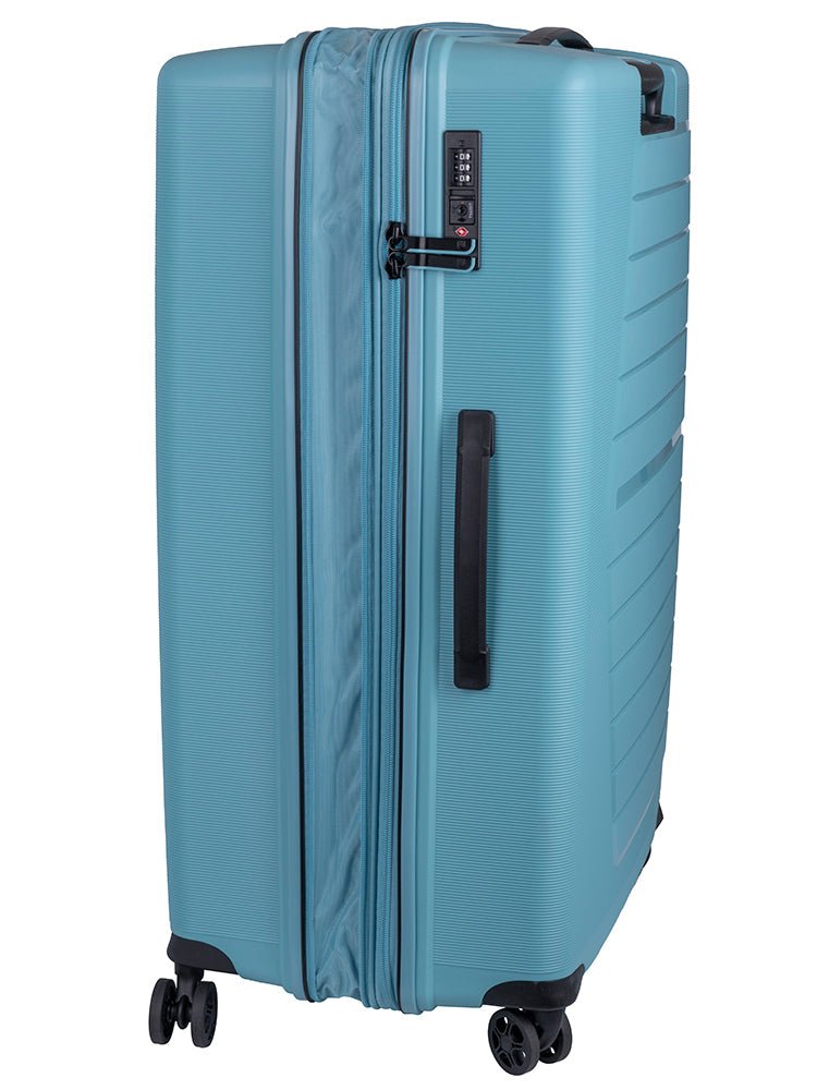 Cellini Starlite Large 4 Wheel Trolley Case |Blue - KaryKase