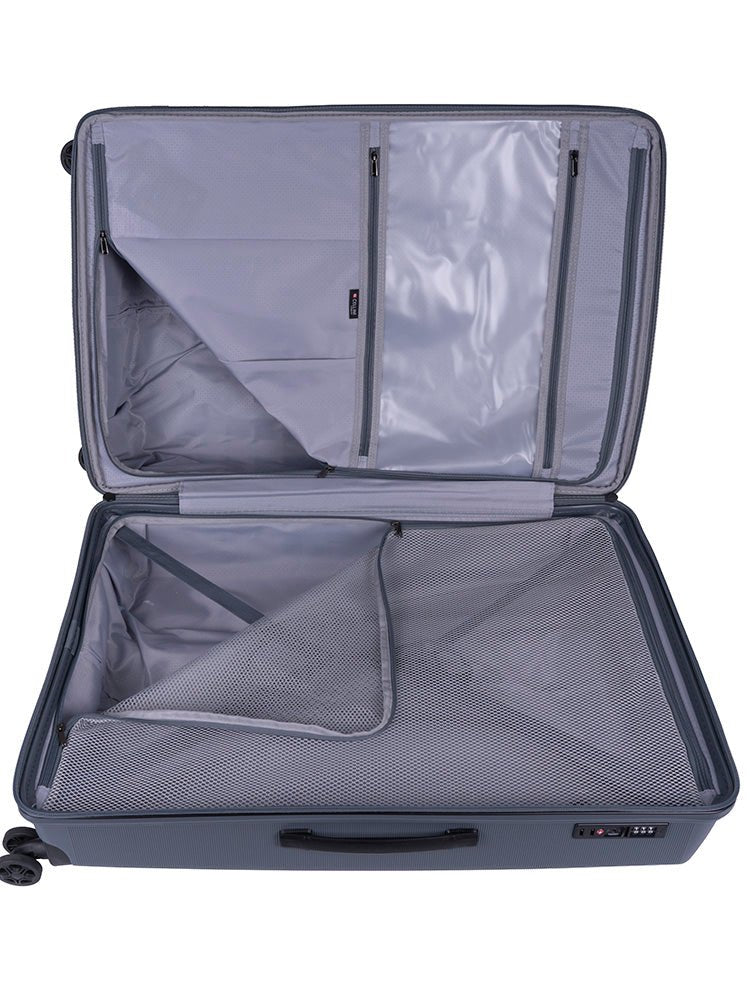 Cellini Starlite Large 4 Wheel Trolley Case |Grey - KaryKase