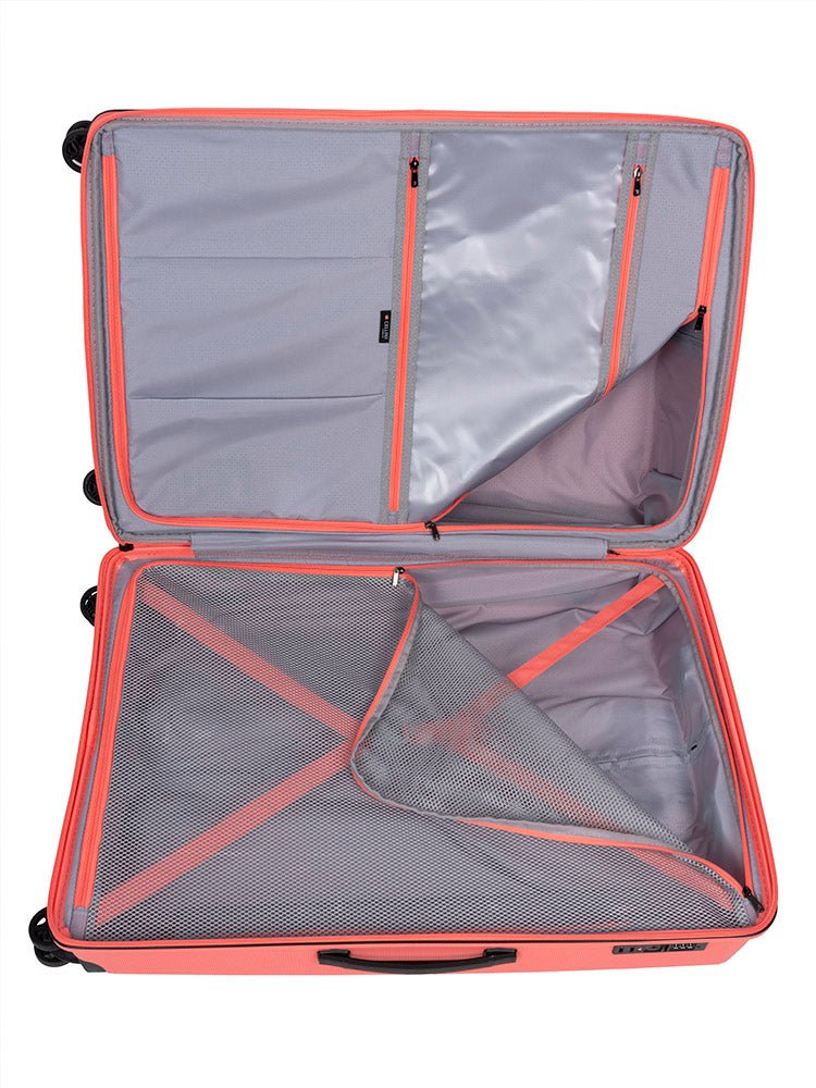 Cellini Starlite Large 4 Wheel Trolley Case | Salmon - KaryKase