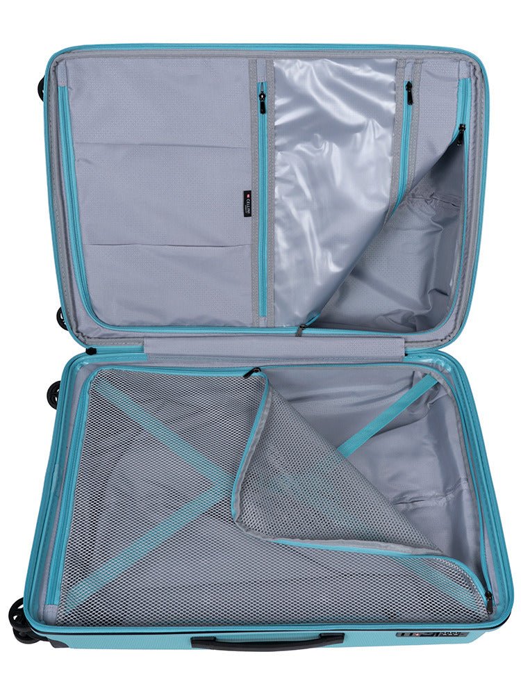 Cellini Starlite Medium 4 Wheel Trolley Case | Blue - KaryKase