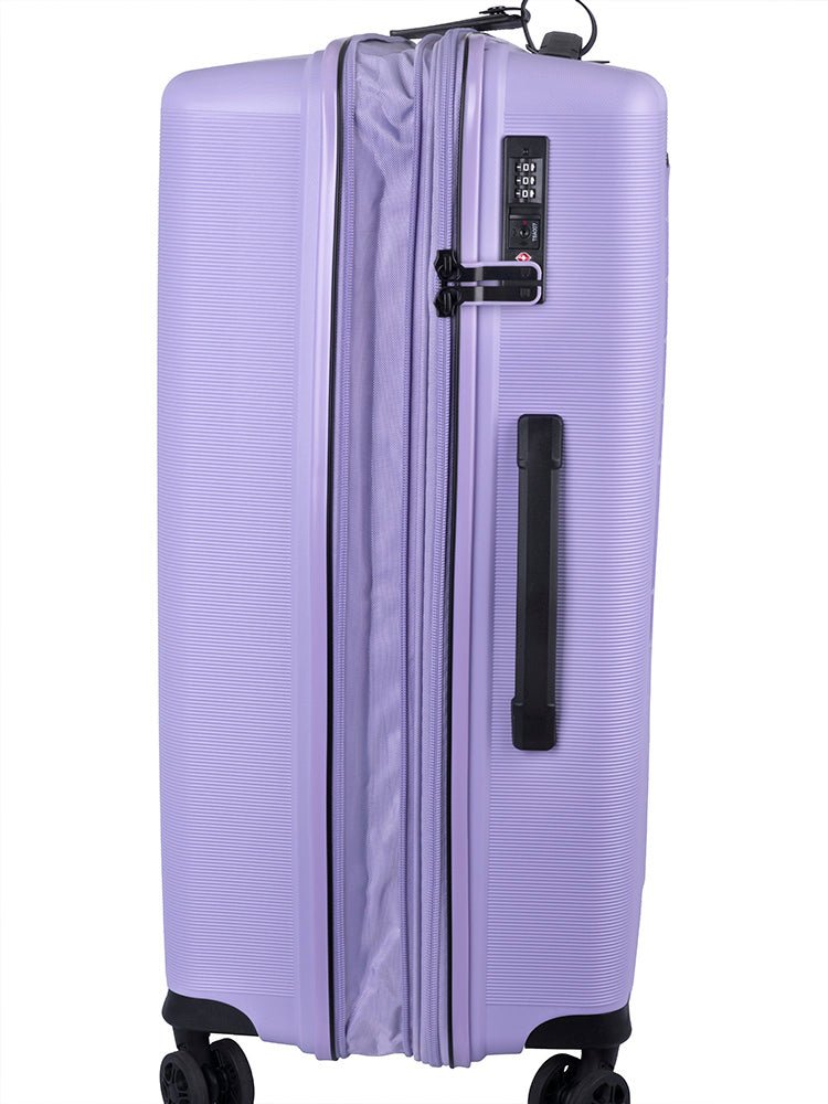 Cellini Starlite Medium 4 Wheel Trolley Case | Lilac - KaryKase