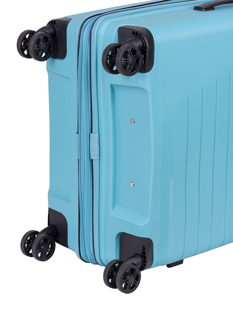 Cellini Starlite Medium 4 Wheel Trolley Case | Blue - KaryKase