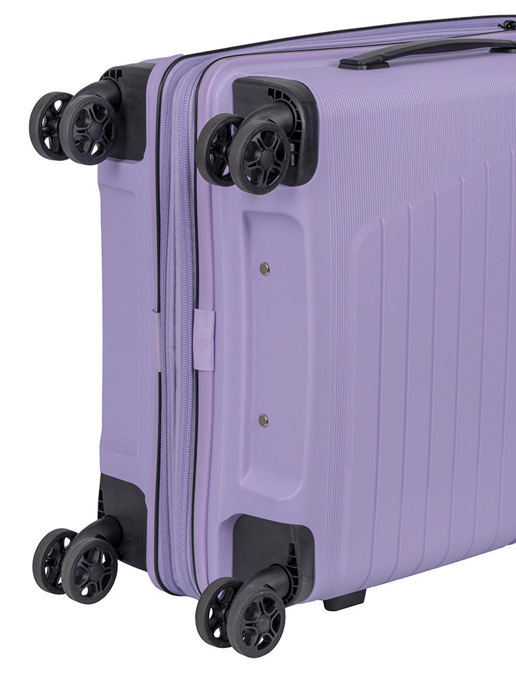 Cellini Starlite Carry-On 4 Wheel Trolley Case | Lilac - KaryKase