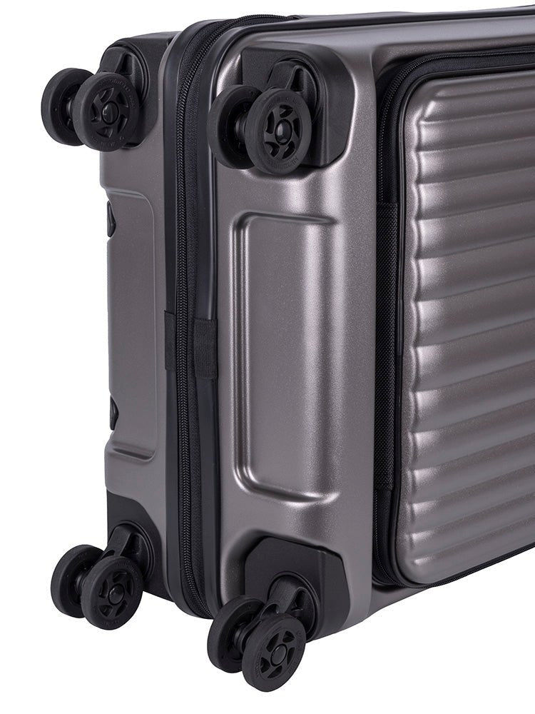 Cellini Tri Pak 4 Wheel Carry On Trolley Includes 1 Large Packing Cube | Champagne - KaryKase