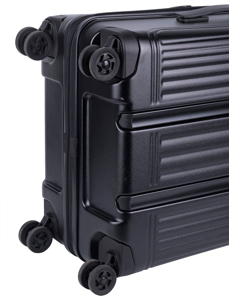 Cellini Tri Pak Medium 4 Wheel Trolley Case Includes 1 Lrg & 1 Med Packing Cube| Black - KaryKase