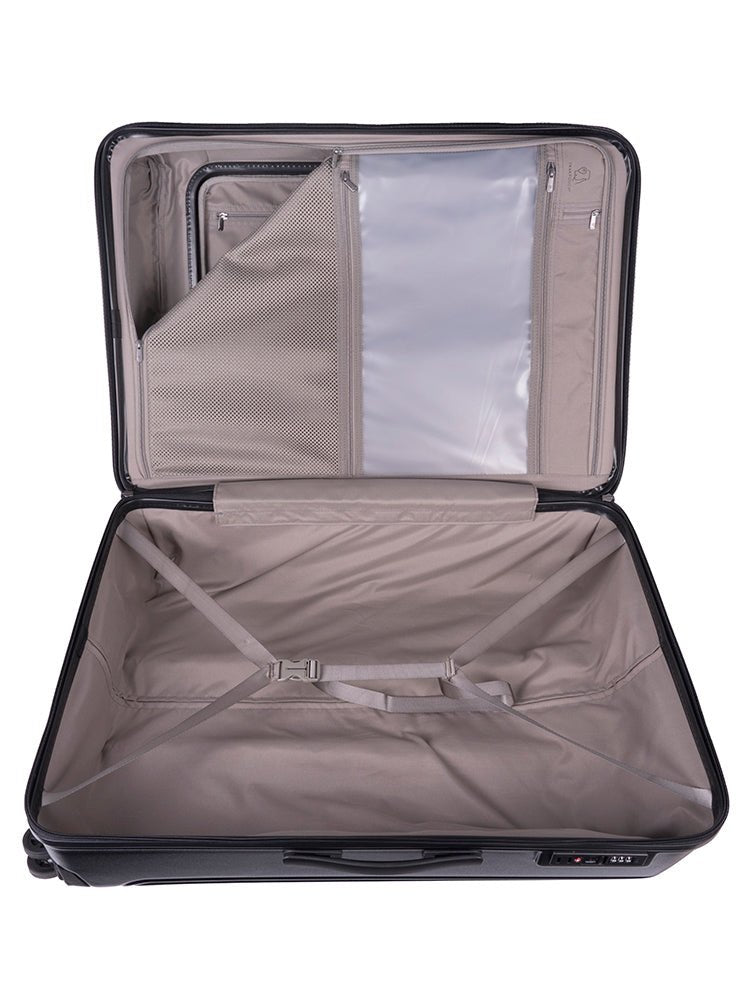 Cellini Tri Pak Medium 4 Wheel Trolley Case Includes 1 Lrg & 1 Med Packing Cube| Black - KaryKase