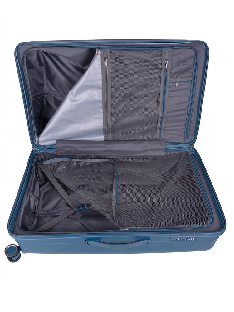 Cellini Xpedition Large Volume 4 Wheel Trolley Trunk | Navy - KaryKase