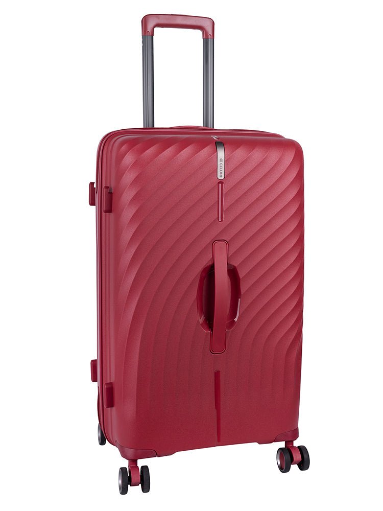 Cellini Xpedition Medium 4 Wheel Trolley Trunk | Red - KaryKase