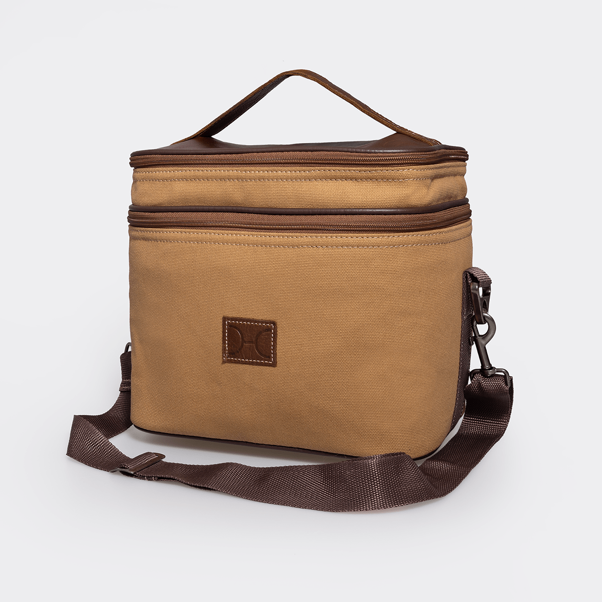 Camel Canvas with Tobac Leather