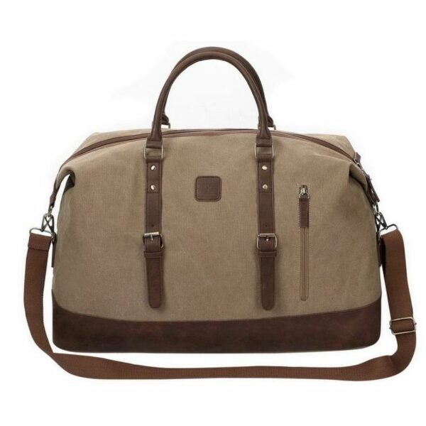 Escape Classic Canvas Large Travel Bag | Light Brown - KaryKase