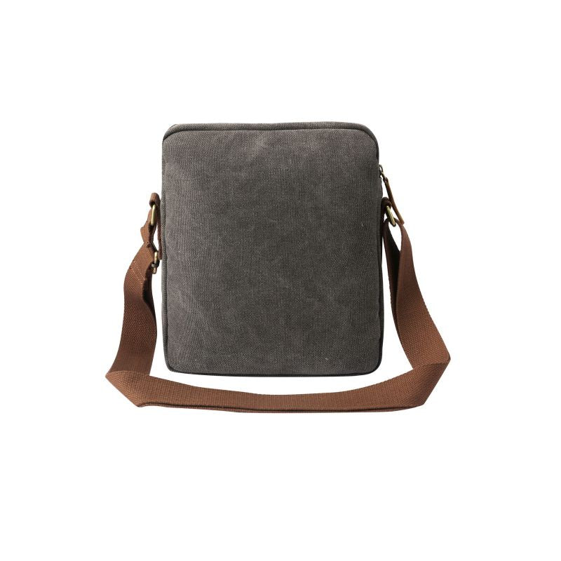 Escape Classic Canvas Utility Crossbody Bag | Dark Grey - KaryKase