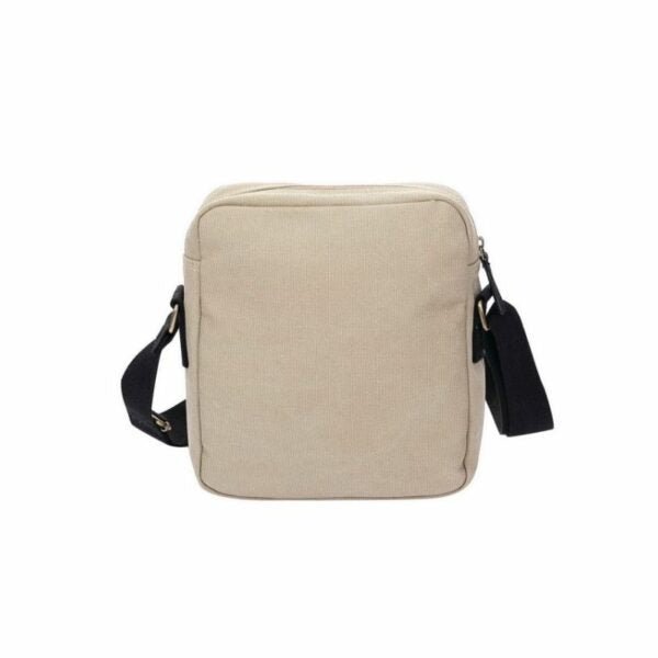 Escape Classic Canvas Utility Crossbody Bag | Taupe with Black Trim - KaryKase