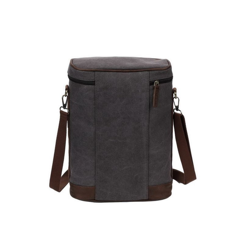 Escape Classic Canvas Wine Cooler Bag | Dark Grey - KaryKase