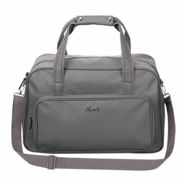 Escape Imitation Leather Carry - All Weekender Bag | Dark Grey - KaryKase