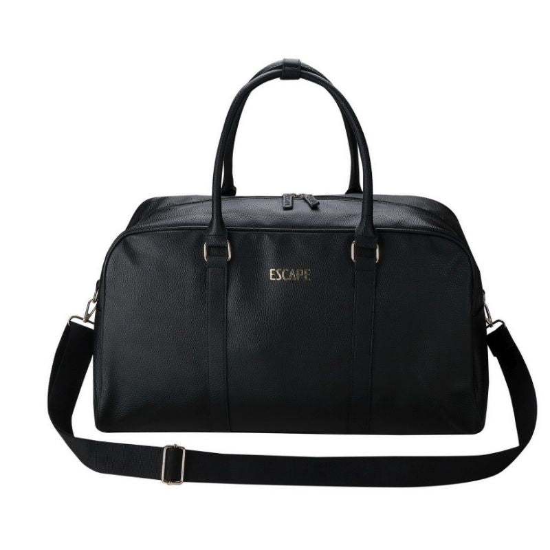 Escape Large Imitation Leather Tog Bag | Black - KaryKase