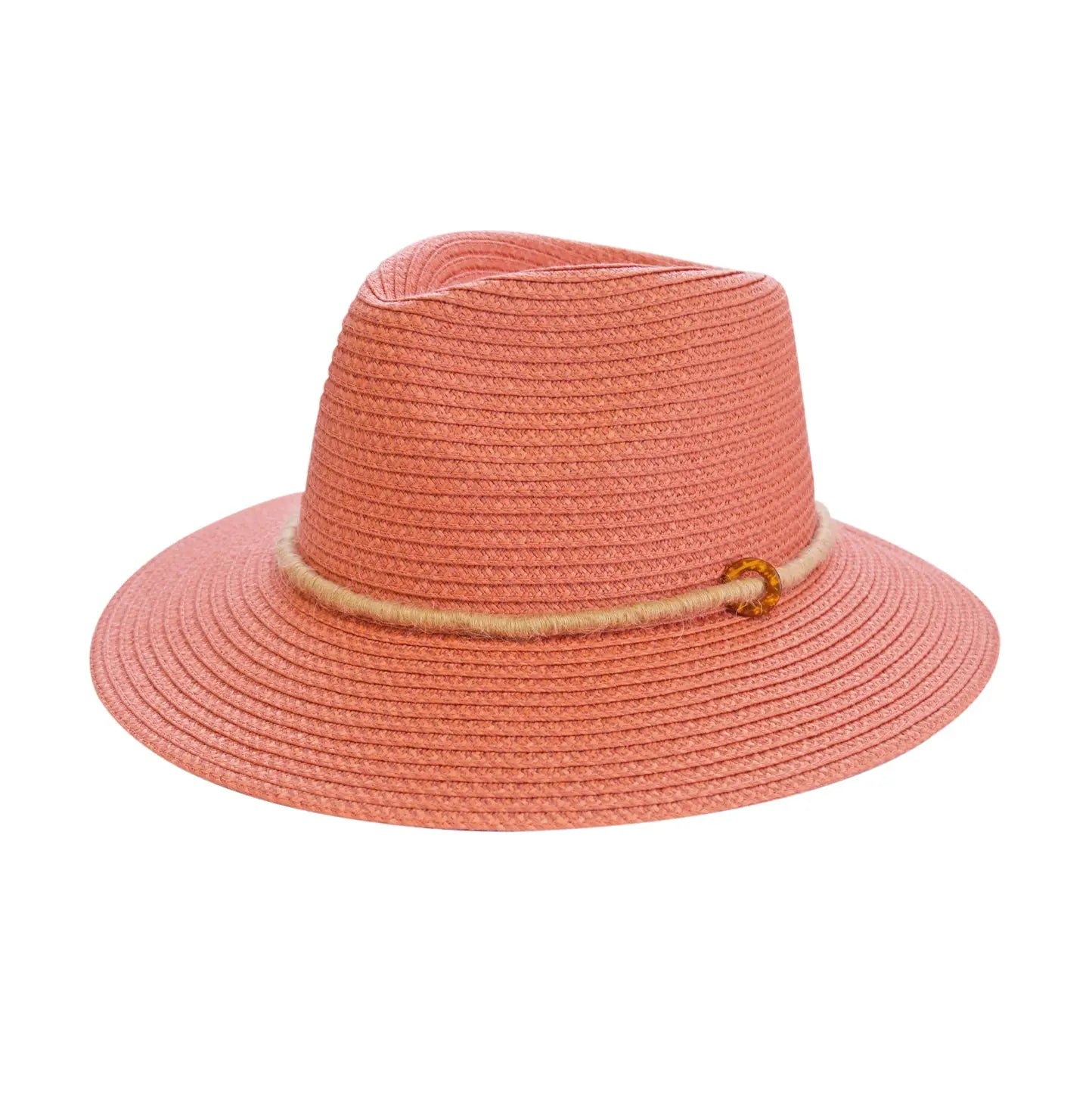 MZANSI Headwear Himba Fedora - Coral