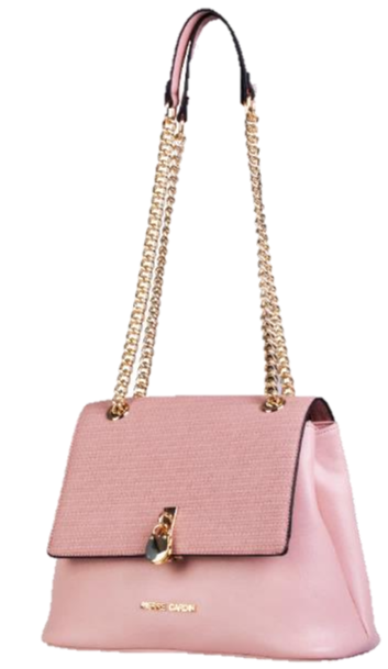 Pierre Cardin Janita Chain Crossbody Bag | Pink - KaryKase