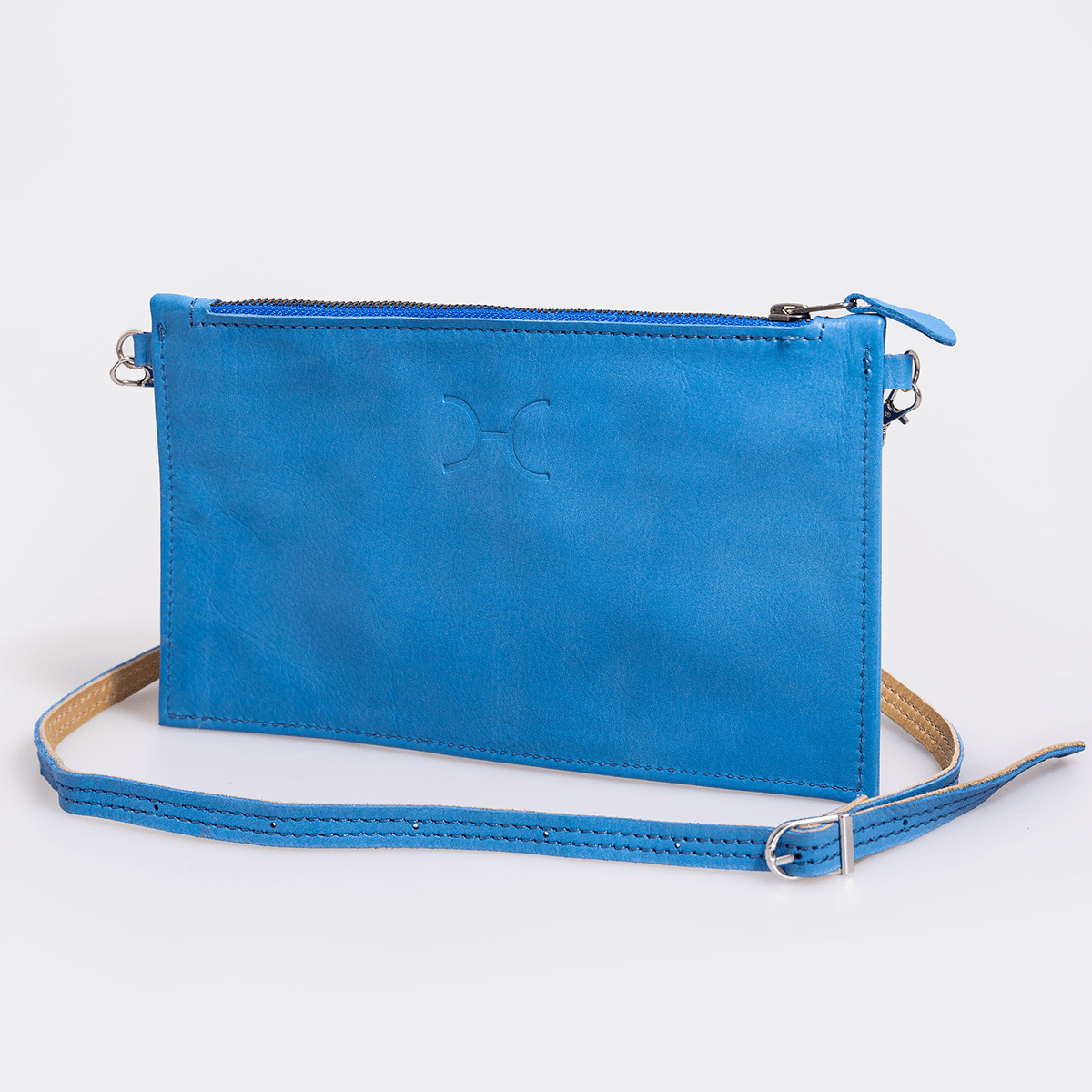 Electric Blue Leather