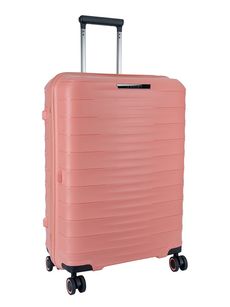 Jo Borkett Onyx 4 Wheel Medium 65cm Spinner | Coral - KaryKase