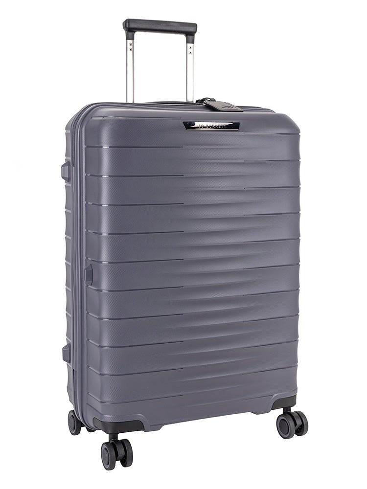 Jo Borkett Onyx 4 Wheel Medium 65cm Spinner | Grey - KaryKase