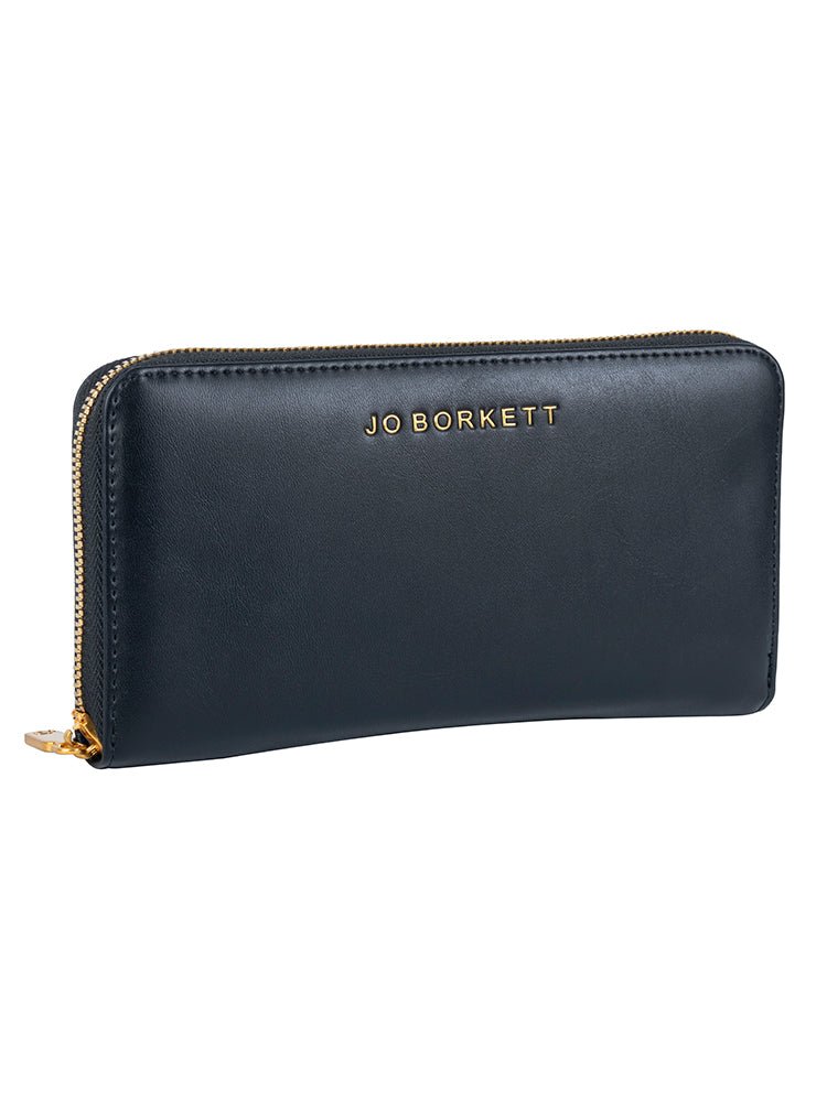 Jo Borkett Zip Around Purse | Black - KaryKase